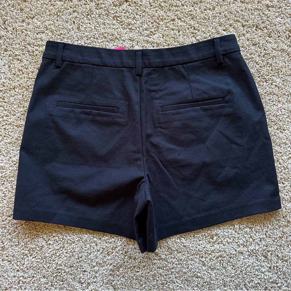 Lilly Pulitzer Gretchen High‎ Rise Shorts Women’s 10 Black NWT - Picture 3 of 7